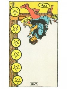 Eight of Pentacles (R)
