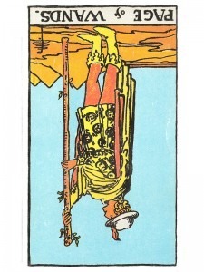 Page of Wands (R) 
