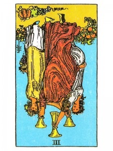 Three of Cups (R)