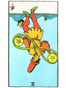 two of pentacles r