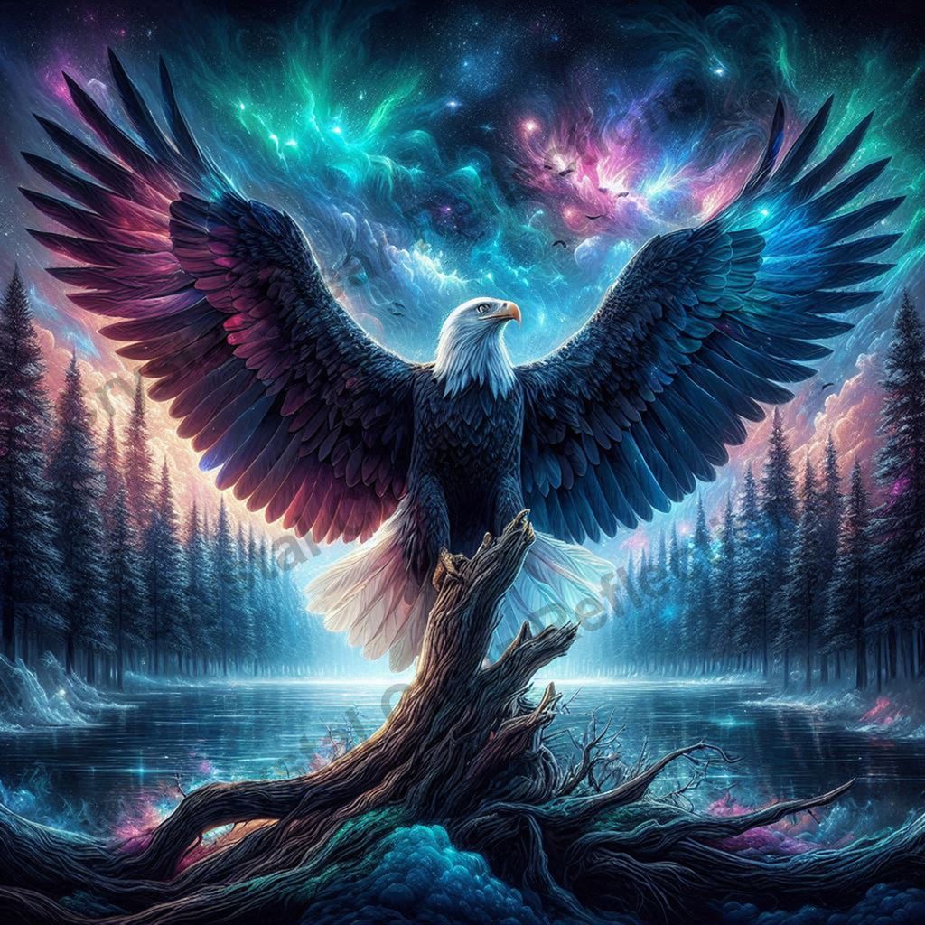 Image 04 in the Mystical Bald Eagle Series