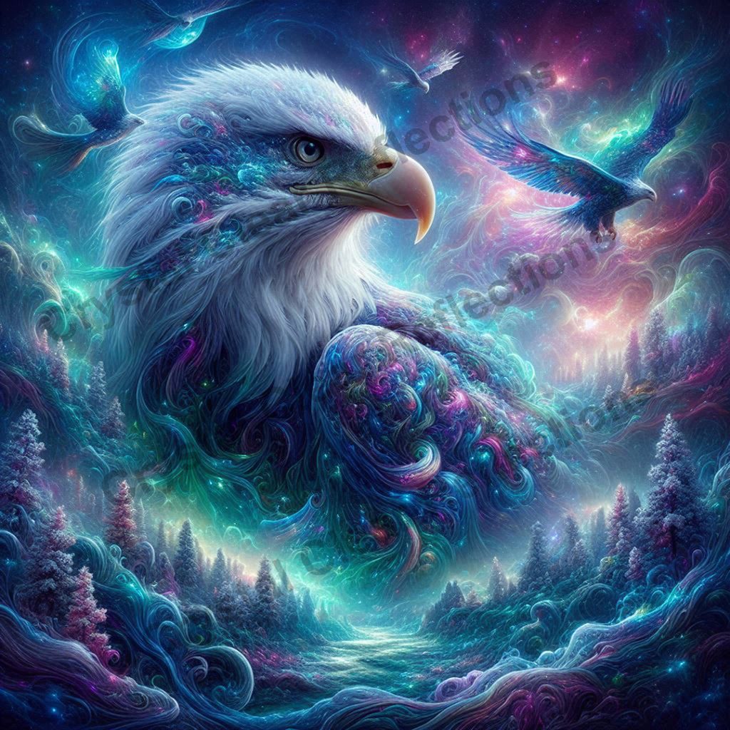 Image 09 in the Mystical Bald Eagle Series